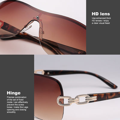 Gafas de Sol Mujer con Cadena Metálica Elegante - Image 10
