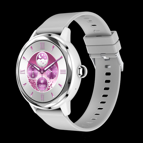Smartwatch Elegante para Mujer con Monitor de Frecuencia Cardíaca y Oxígeno en Sangre