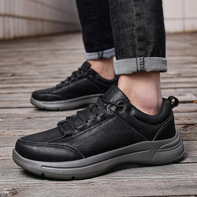 Zapatillas de Cuero Estilo Británico para Hombre - Sneakers Casuales y Deportivos - Image 4
