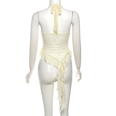 Chaleco Cuello Halter Pure Desire con Bordes Irregulares - Image 19