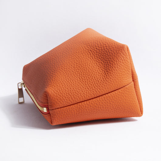 Bolsa de Almacenamiento de Cosméticos en Cuero Grabado con Patrón de Lichi - Image 32