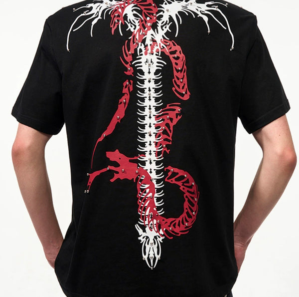Remera Acolchada Rivet Backbone Spirit Snake Manga Corta