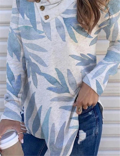Blusa Étnica con Cuello Tipo Pile y Mangas Largas - Image 5