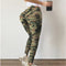 Pantalón Skinny Camuflado con Lazo Decorativo y Levantador de Glúteos