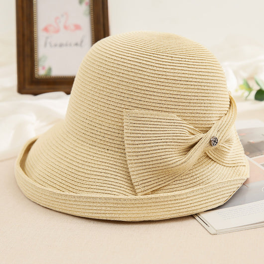 Sombrero de Paja Plegable para Mujer - Versátil y Elegante - Image 5