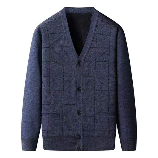 Suéter Oversized de Manga Larga para Papá - Tallas Grandes Primavera Otoño - Image 15