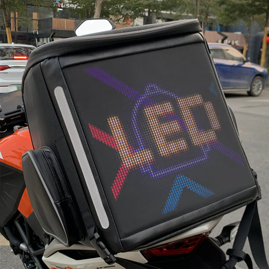 Bolsa Trasera para Moto con Pantalla LED Personalizable DIY - Image 3