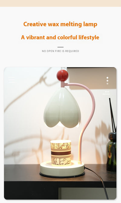 Lámpara de Aroma Estilo Antiguo con Cera Derretible Linglan - Image 11