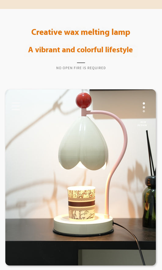 Lámpara de Aroma Estilo Antiguo con Cera Derretible Linglan - Image 11