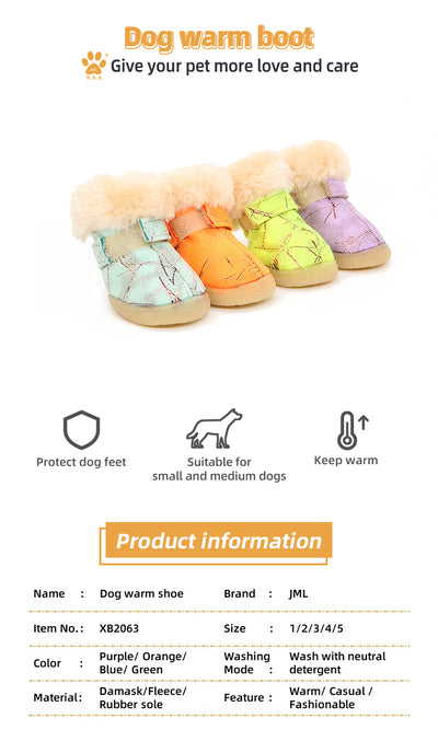 Botitas de Invierno para Cachorros - Algodón Cálido y Cómodo - Image 6