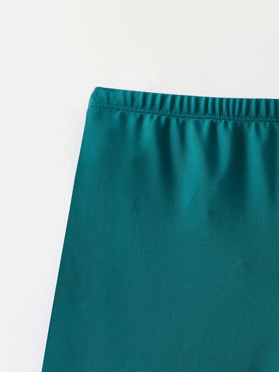Traje de Baño Conservador de Dos Piezas con Mangas Largas para Niñas Talla M-L - Image 10