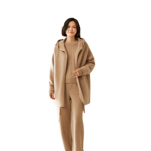 Pantalones de Cashmere Anchos de Cintura Alta - Diseño Elegante y Favorecedor - Image 5