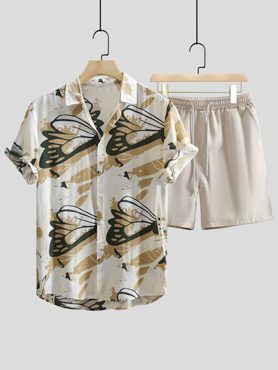 Camisa Casual Estampada de Manga Corta para Hombre - Image 22