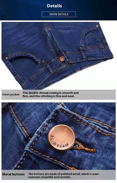 Jeans Hombre Corte Recto Suelto con Elastano - Image 10