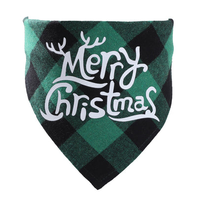 Pañuelo Triangular Navideño para Mascotas - DIY Babero Absorbente para Perros - Image 13