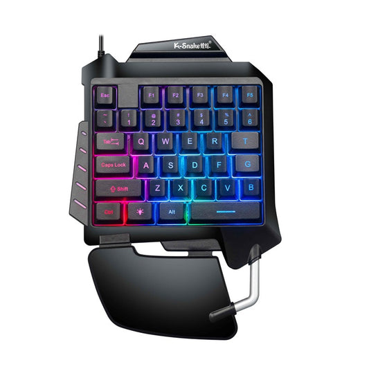 Teclado Gamer Monoblock para Juegos de Acción - Controlador Izquierdo