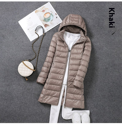 Chaqueta Acolchada Ligera Talla Grande para Mujer - Image 9