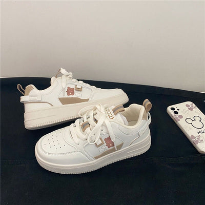 Tenis Blanco Kawaii Estilo Japonés con Suela Gruesa - Image 13