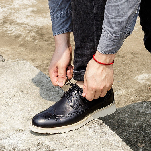 Zapatos Casuales Retro Británicos para Hombre - Talla Grande - Image 4