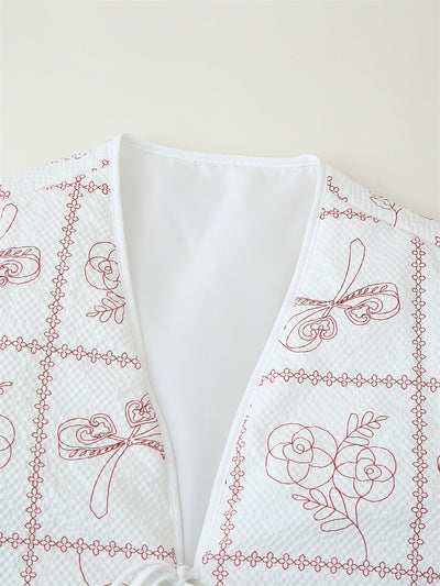 Chaqueta Acolchada con Estampado Retro - Image 16