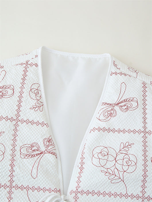 Chaqueta Acolchada con Estampado Retro - Image 16