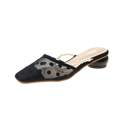 Pantuflas Baotou Abiertas para Mujer - Comodidad de Verano - Image 11