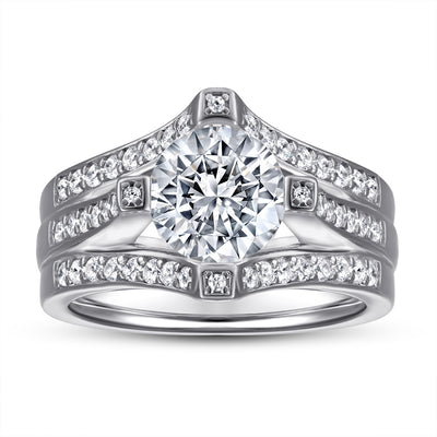 Anillo de Plata Esterlina con Cuatro Puntas - Image 10