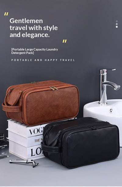 Neceser de Viaje Hombre con 3 Compartimentos - Organizador de Aseo Multifuncional - Image 19