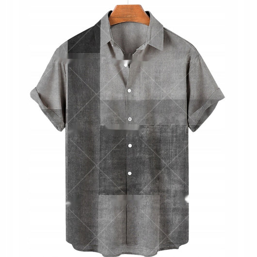 Camisa Casual para Hombre con Impresión 3D Digital - Image 4