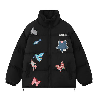 Chaqueta de Algodón para Hombre XINGX con Parche de Mariposa - Image 5