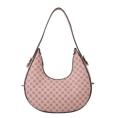 Bolso Bandolera Occidental Estilo Crescent con Estampado - Image 11
