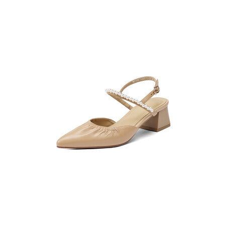 Sandalias Elegantes de Tacón Cuadrado en Cuero - Image 4