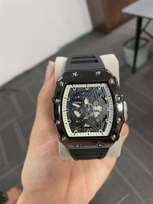 Reloj de Hombre Cilíndrico con Movimiento de Cuarzo Luminoso - Image 28