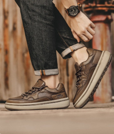 Tenis Casuales de Cuero Sintético para Hombre - Image 12