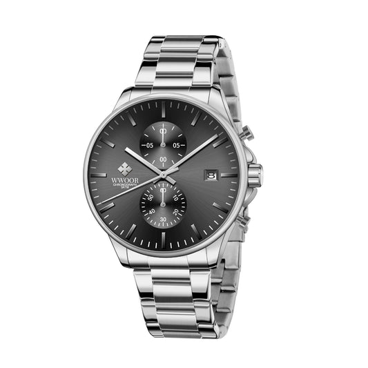 Reloj de Hombre Acero Inoxidable Cuarzo Resistente al Agua