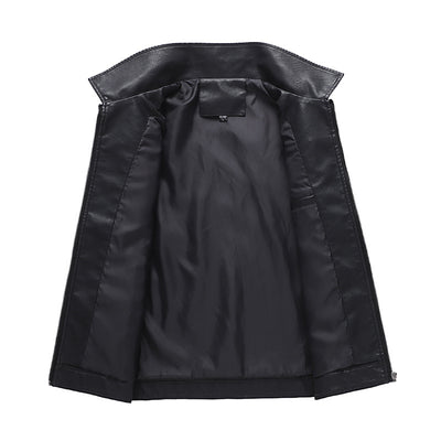 Chaqueta de Cuero PU para Motociclista - Abrigo de Moto Estilo Premium - Image 9