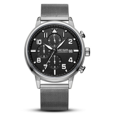 Reloj Cronógrafo Multifuncional de Acero Inoxidable Resistente al Agua - Image 7