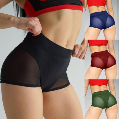 Shorts Deportivos Yoga con Costuras en Malla - Diseño Personalizado