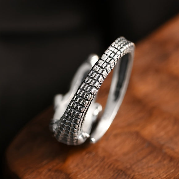 Anillo de Declaración Retro Unisex con Diseño Nicho Exclusivo