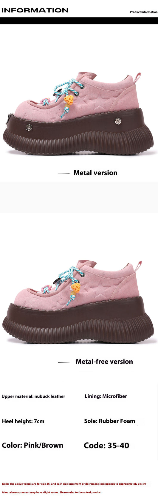 Zapatos Plataforma Dopamine Verano de Cuero con Cordones - Image 14