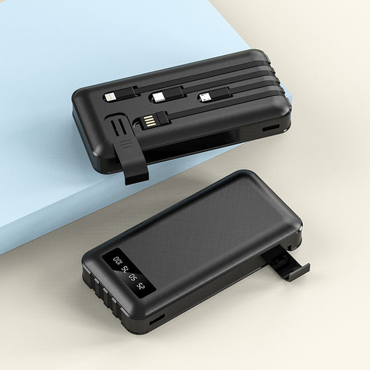 Batería Portátil de Carga Rápida con 4 Cables Integrados - Image 11