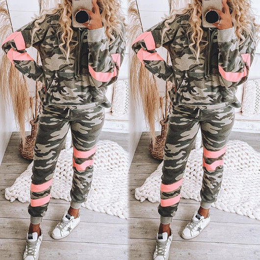 Sudadera Deportiva con Capucha para Casa - Conjunto Cómodo de Manga Larga - Image 10