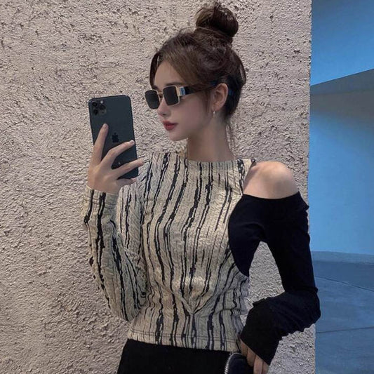 Blusa de Manga Larga con Efecto Dos Piezas - Image 2