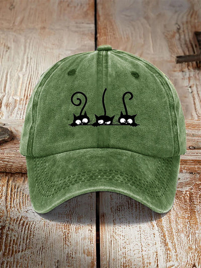 Gorra de Algodón Estampada Efecto Vintage Desgastado para Hombre - Image 7