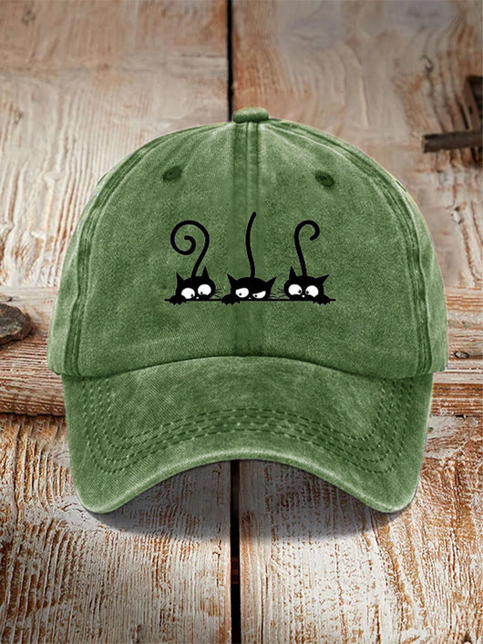 Gorra de Algodón Estampada Efecto Vintage Desgastado para Hombre - Image 7
