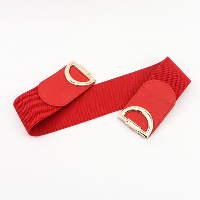 Cinturón Ancho Elástico con Hebillas para Mujer - Image 3
