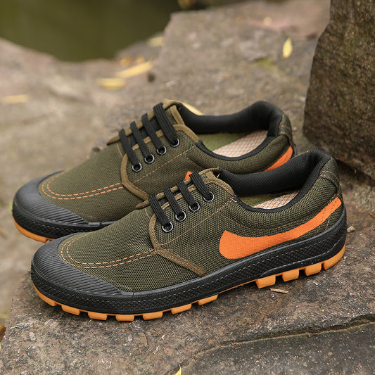 Zapatos Tácticos Hombre Suela Reforzada con Desodorante - Camuflaje Bajo