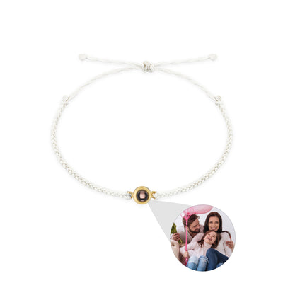 Pulsera de Proyección de Foto Personalizada Tejida a Mano - Joya de Pareja para Hombre y Mujer - Image 51