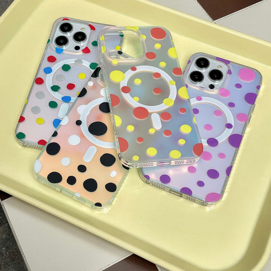 Funda Magnética para Teléfono con Diseño de Puntos - Image 2