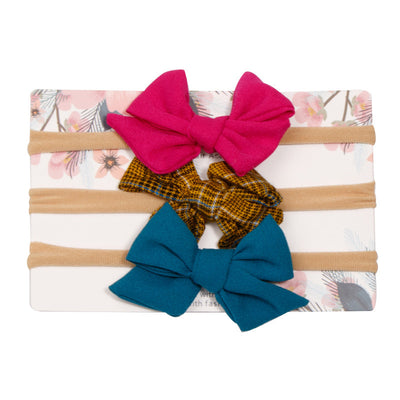 Diadema Elástica sin Costuras con Moño Grande para Bebé - Image 22